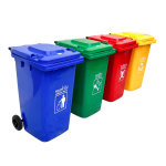 240L Trash Bin with Wheels & Custom Print