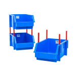 Stackable Parts Storage Box with Legs B2 | Size 18.5x28x12.5 cm | Brand LWNLife