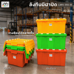 LWNLife 斜插塑料箱 规格 34.5x53x29 厘米 型号：355B - 图片 2