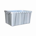 355-A Solid Plastic Parts Crate without Lid, 42L LWNLife