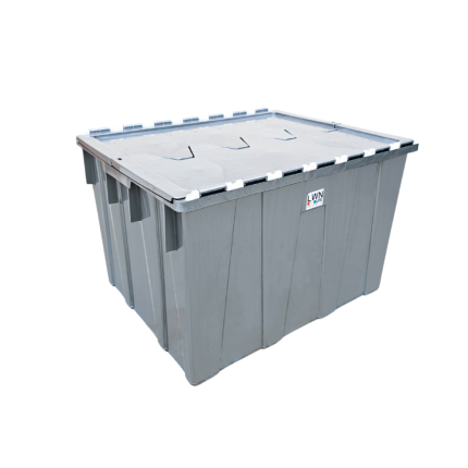 Plastic Container (Double-Flap Lid) Model 459-B | Size: 56.5x69.5x44.5 cm