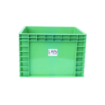 464-B Solid Plastic Crate without Lid, 22L LWNLife  Storage Box