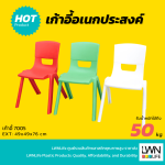 LWNLife 加厚靠背塑料椅 型号：7005 - 图片 2