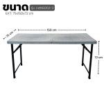 6002-3 Foldable Plastic Table [75 x 150 x 72 cm] - Image 4