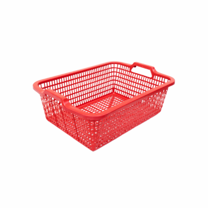 洗衣篮 188A 长方形塑料篮 侧面有提手
