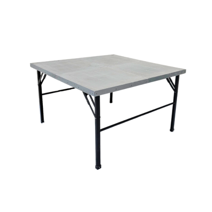 โต๊ะพับขาเหล็ก 6002-4 ขนาด 120x120x72 cm แบรนด์ LWNLife