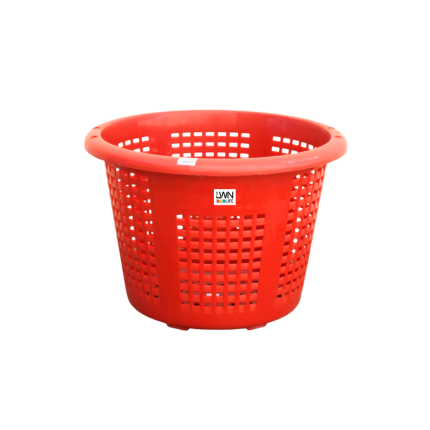 134A Round Plastic Basket (Diameter:  ⌀51x35.5 cm)