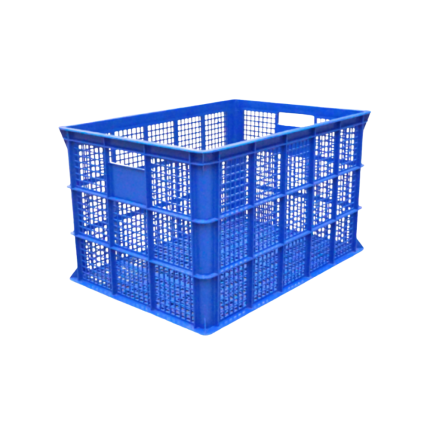 Vented Plastic Crate 371-A | Size: 46.5x66x37.5 cm