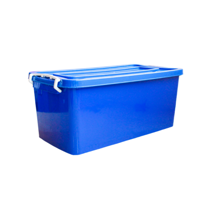 194A Plastic Box with Wheels and Lockable Lid [88 Liters]