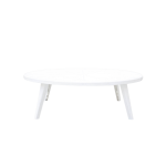 White Foldable Round Plastic Table [available in 2 sizes]
