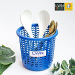 163A Small Round Multipurpose Storage Plastic Basket - Image 6