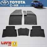 TOYOTA CH-R (丰田 奕泽) 橡胶汽车脚垫 全套 5 件