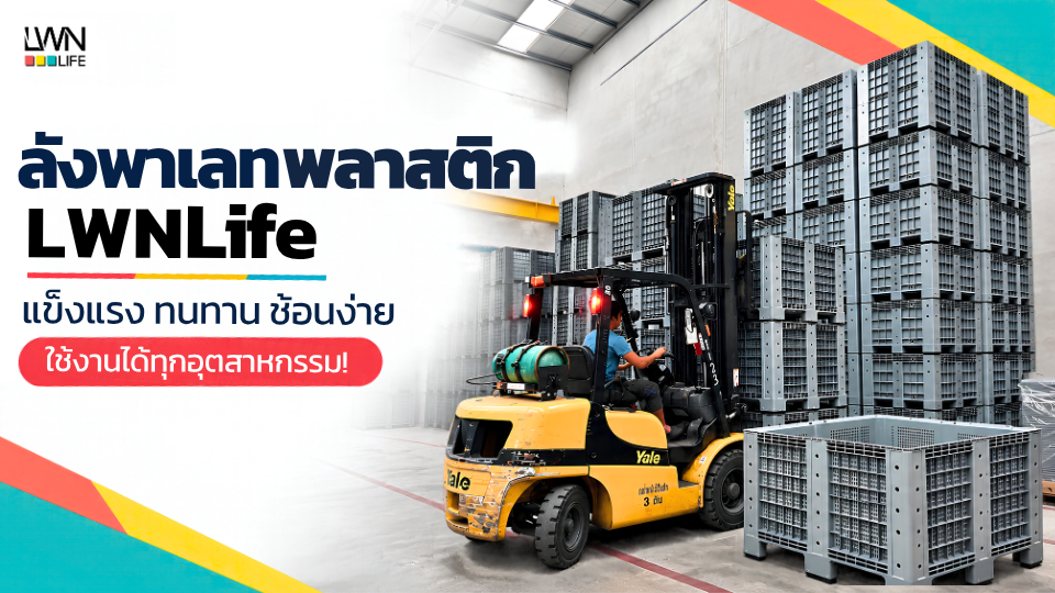 LWNLife 塑料托盘箱 坚固耐用 易于堆叠