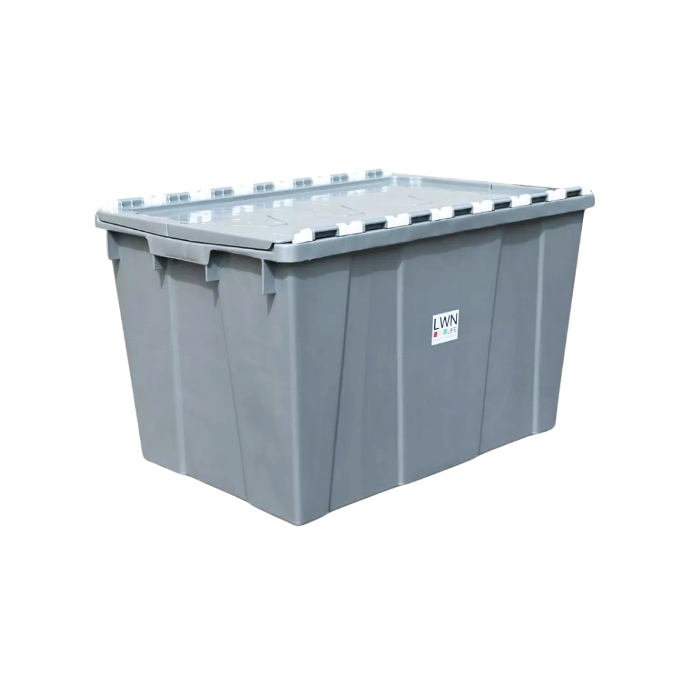 LWN 351B (2) ลังพลาสติกฝาเกย 351-B 40x60x36 cm 65 ลิตร LWN Life - Image 1