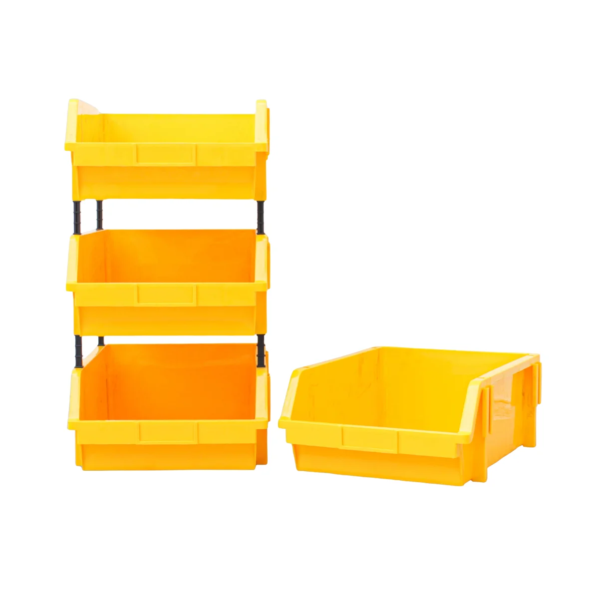1 Stackable Parts Storage Box with Legs B5 | Size 35x50x18 cm | Brand LWNLife - Image 1