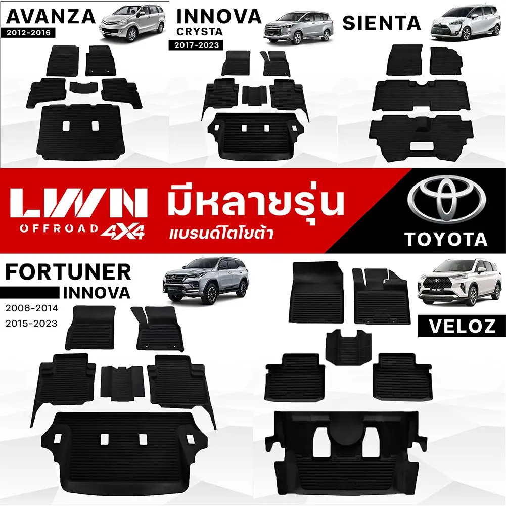 Tailored Car Floor Mat for TOYOTA [SUV] Premium Grade - Image 1
