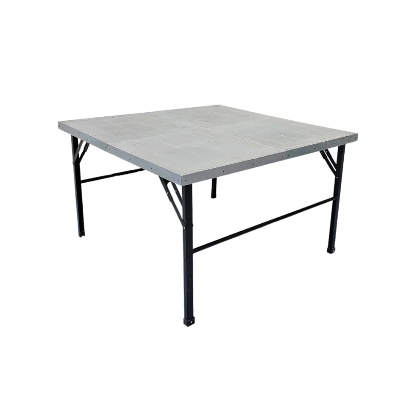 6002-4 Foldable Plastic Table [120 x 120 x 72 cm] - Image 1