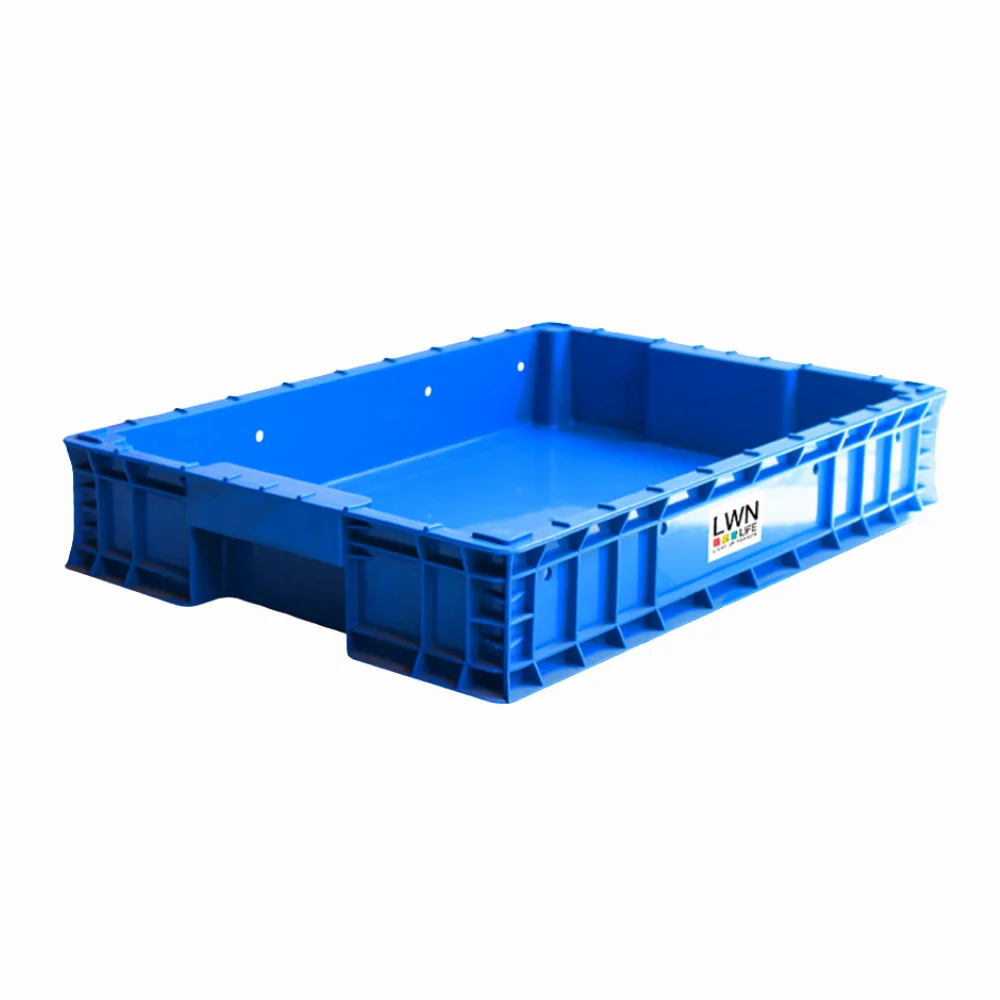 6 No.121A Stackable Solid Rectangular Plastic Tray - Image 1